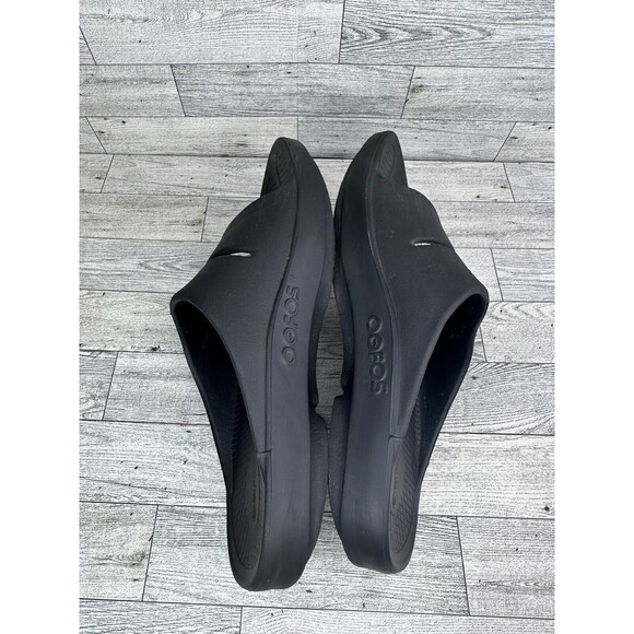 OOFOS OOahh Recovery Slides Sport Comfort Sandals Black Men’s Size 9 GUC - Picture 4 of 6